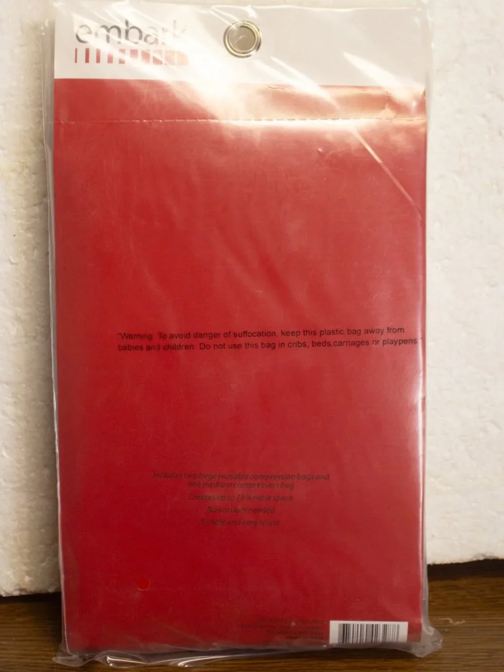 New in Package Embark Compression Bags Two Large and One Medium